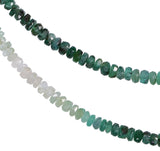Shaded Emerald 2.8mm-3.2mm Shaded Colors Facet Bead Strand 16 Inch