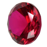 uGems Synthetic Ruby Round 9mm Unset Loose