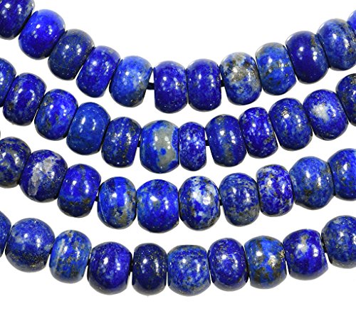 Lapis Lazuli 8mm Button Disc Beads Strand