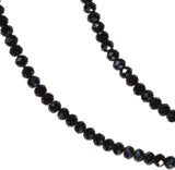 Natural Pyrite Faceted Rondelle Beads 3mm 13" Strand