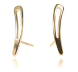 14K Yellow Gold Ear Climber Earrings Asst Styles