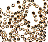 uGems 14k Gold Filled Tiny Round Beads 2.5mm (96)