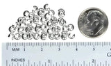 Sterling Silver 3.2mm Crimp Covers (36) #j-4355