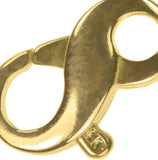 uGems 14K Gold Infinity Clasp Assorted Sizes