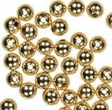 uGems Round Plain Beads Precious Metals USA Made