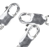 uGems 3 Sterling Silver 7x16.1mm Lobster Clasps