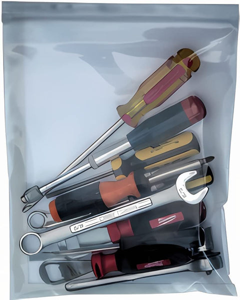 uGems® 10" X 13" 6 mil Heavy-Duty Puncture Resistant Clear Reclosable Resealable Zipper Bags 24