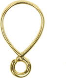 Sterling Silver 14K GP 1-Micron Gold Plated Pendant Bail Large 17mm x 8mm